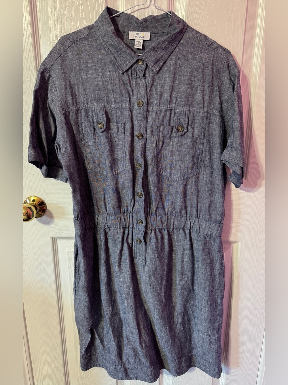 Lord & Taylor Blue Jean Dress